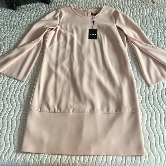 DKNY Brand New Long Open Sleeve Classy Shift Dress - Picture 4 of 11